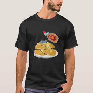 T-shirt Érable Syru de pièce en t de crêpes d'amour de