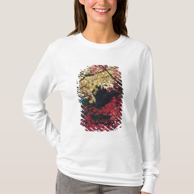 T-shirt Érables en couleur d'automne (Devant)