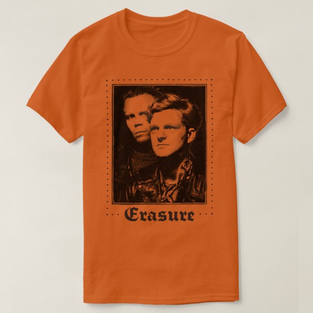 T-shirt Erasure 80s Retro Design (Design devant)
