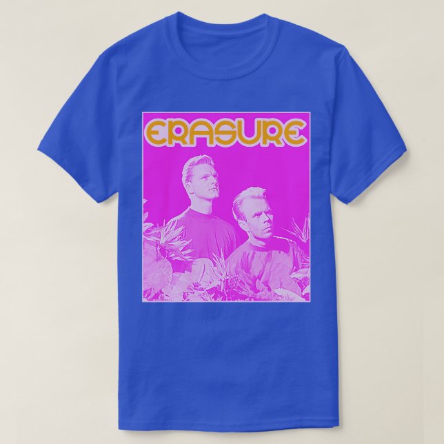 T-shirt Erasure 80s Retro Synthpop FanArt (Design devant)