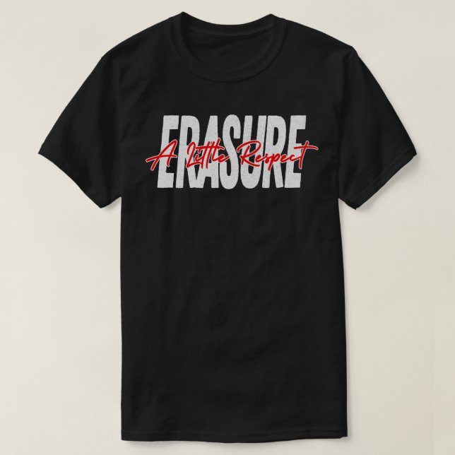T-shirt Erasure 80s SynthFan Design (Design devant)