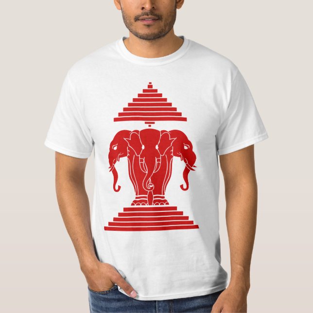 T-shirt Erawan trois a dirigé le Laotien (Devant)