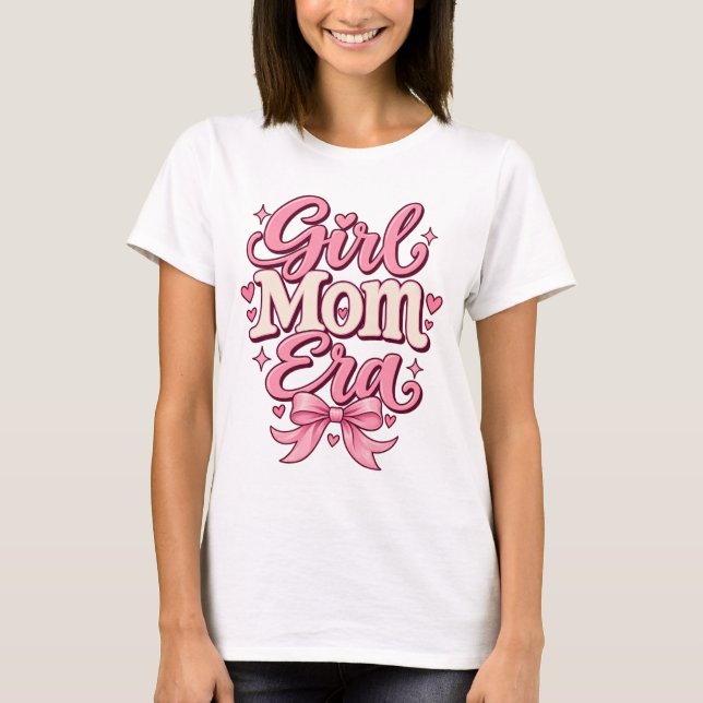 T-Shirt Ère de Maman de Fille (Devant)