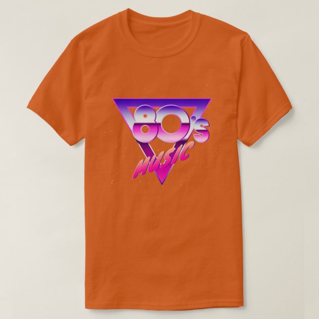 T-shirt Ère des années 80 (Design devant)