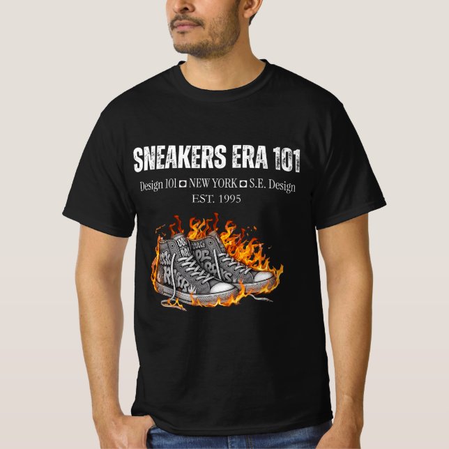 T-shirt Ère des baskets 101 (Devant)