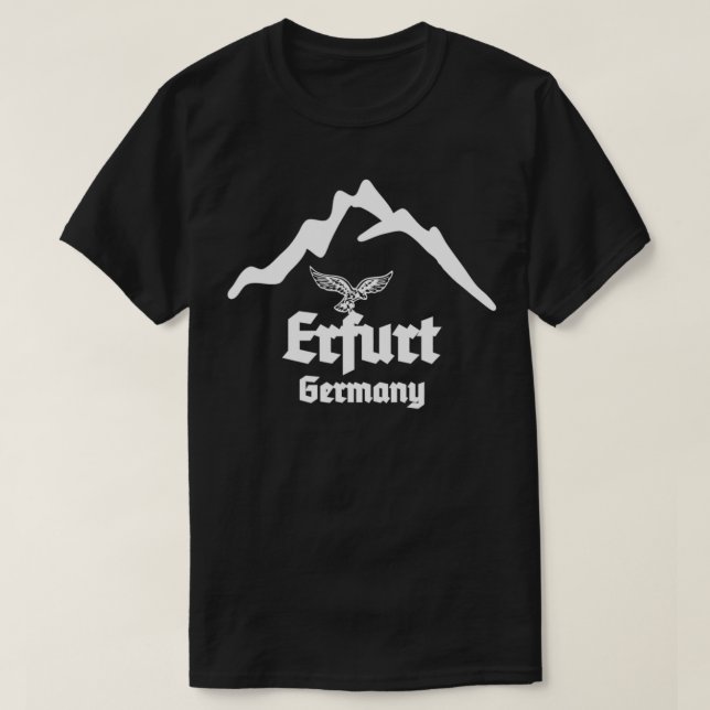 T-shirt Erfurt, Allemagne, Allemagne, Deutschland (Design devant)