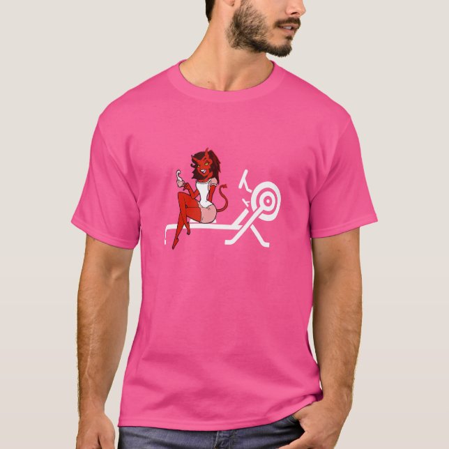 T-shirt Erg Ergomètre et machine d'exercice d'aviron Rame  (Devant)
