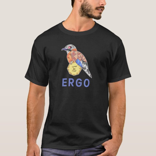 T-shirt ERGO Crypto Décentralisé Blockchain ERGONAUT ERGO (Devant)