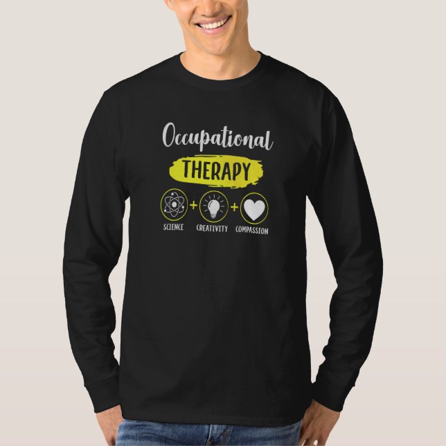 T-shirt Ergothérapeute Science Créativité Compassi (Devant)