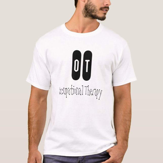 T-shirt Ergothérapie, OT (Devant)