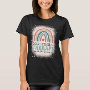 T-shirt Ergothérapie Super Arc-En-Ciel Bleu À L'OT
