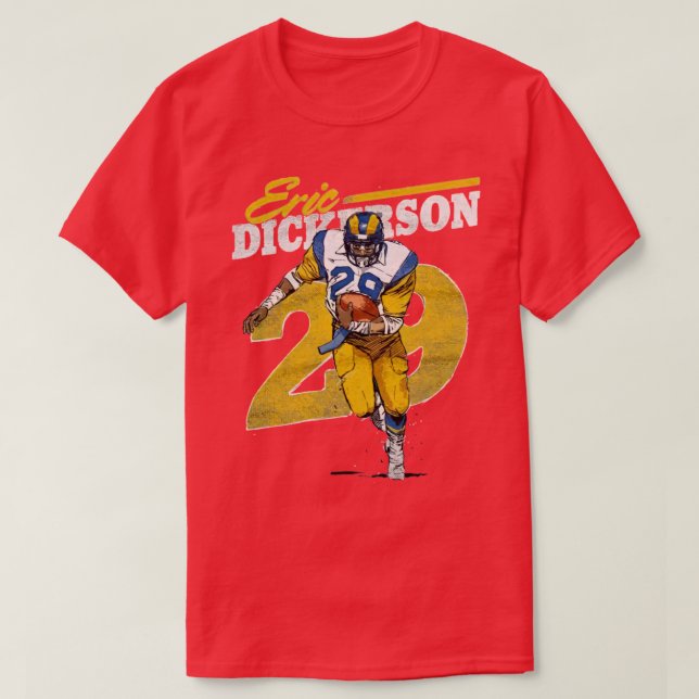 T-shirt Eric Dickerson ou les fans de Los Angeles Rams (Design devant)