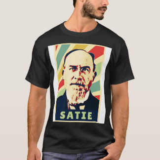 T-shirt Eric Satie Couleurs Vintages