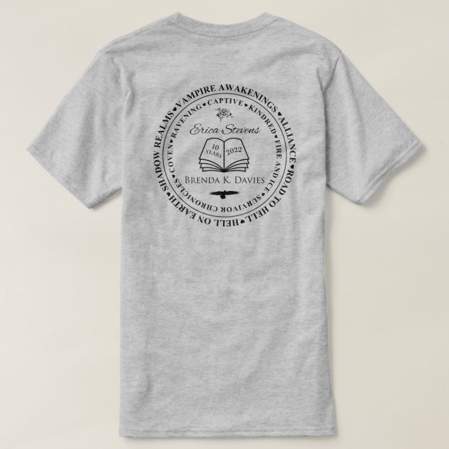 T-shirt Erica Stevens Brenda K Davies 10 ans (Design dos)