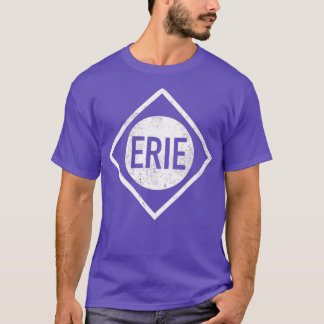 T-shirt Erie Railroad en détresse