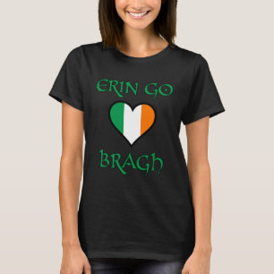 T-shirt Erin Go Bragh Love Heart Irlande Eire Irish Celtic