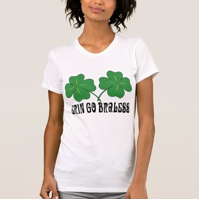 T-shirt Erin vont Braless (Devant)