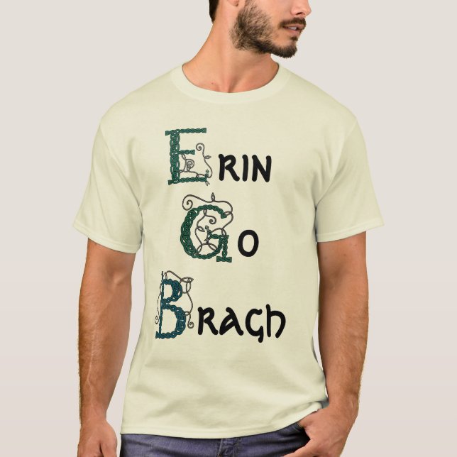 T-shirt Erin vont chemise de Bragh (Devant)