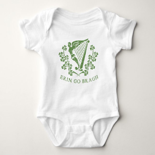T-shirt Erin vont tee - shirt d'harpe de Bragh (Devant)