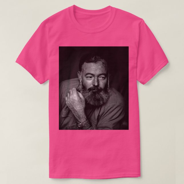 T-shirt Ernest Hemingway (Design devant)