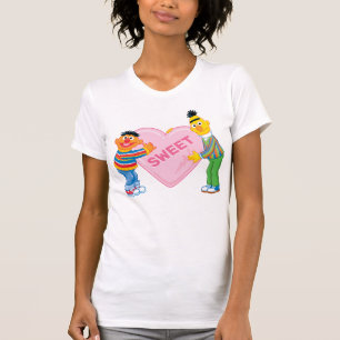 T-shirt Ernie & Bert Big Valentine's Heart