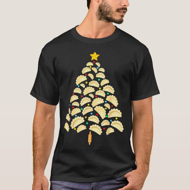 T-shirt Erogi Tree Lish Christmas Food Funny Tee Men Women (Devant)