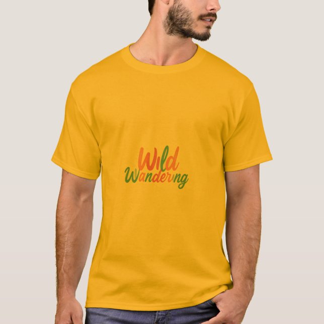 T-shirt errance sauvage (Devant)