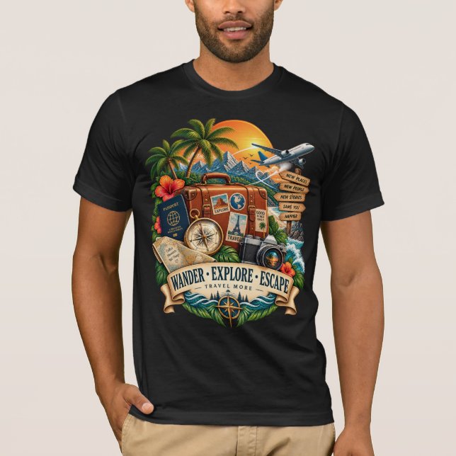T-shirt Errer Explorer S'évader (Devant)