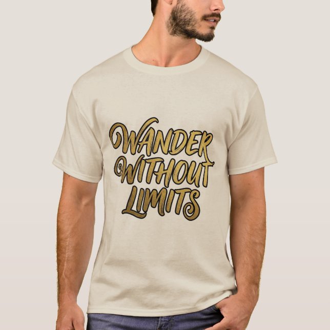 T-shirt Errer sans limites (Devant)