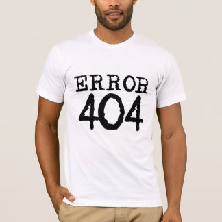 T-shirt Erreur