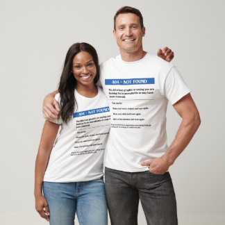 T-shirt Erreur 404