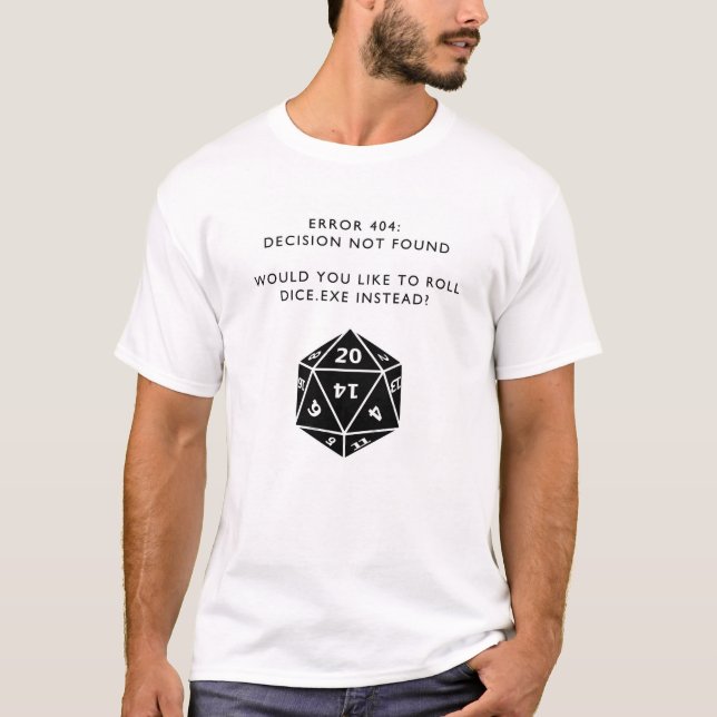 T-shirt Erreur 404 : Citation drôle (Devant)
