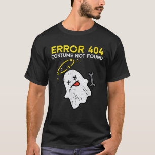 T-shirt Erreur 404 Costume de fantôme drôle d'Halloween no