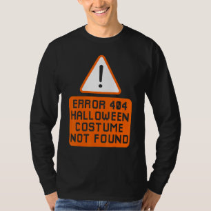 T-shirt Erreur 404 Costume non trouvé Codage Halloween Cos