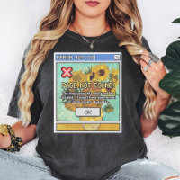 Erreur 404 Tournesols Van Gogh Glitch Art