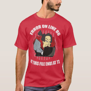 T-shirt Erreur! Programmation Informatique