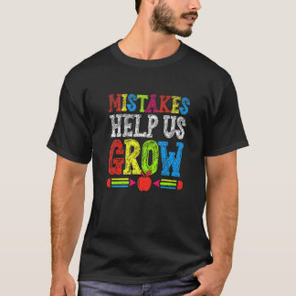 T-shirt Erreurs Aidez-Nous À Étudier Les Enfants À Retourn