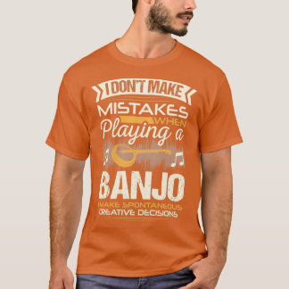 T-shirt Erreurs du joueur de banjo