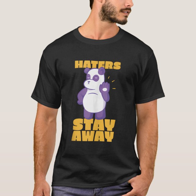 T-shirt Ers Restez Loin Panda (Devant)