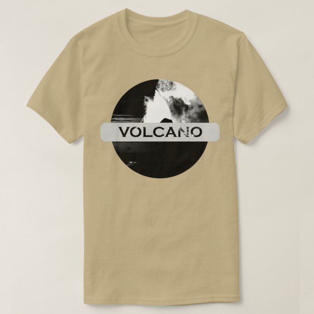 T-shirt Éruption volcanique 1 (Design devant)