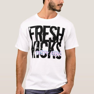 T-shirt Éruptions fraîches, chemise sale de jeans