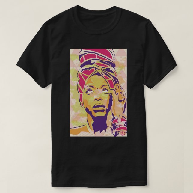 T-shirt Erykah Badu (Design devant)