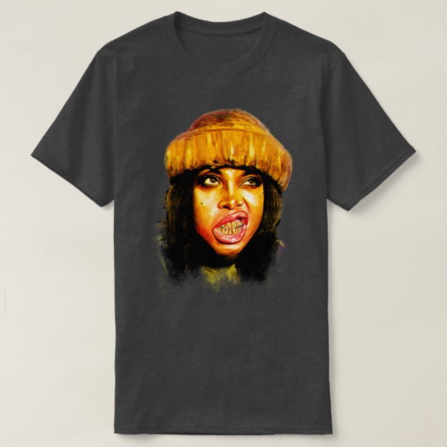 T-shirt Erykah Badu Vintage RNB Crewneck Sweatshirt (Design devant)