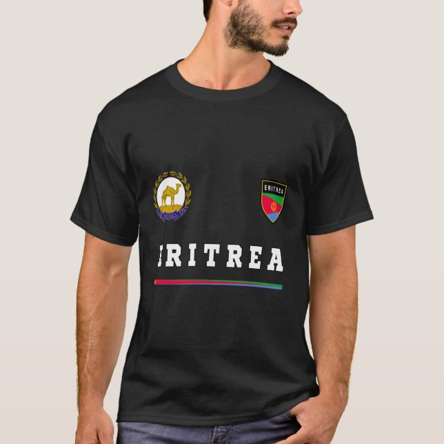T-shirt Erythrée Sportsoccer Jersey Drapeau Football Eryth (Devant)