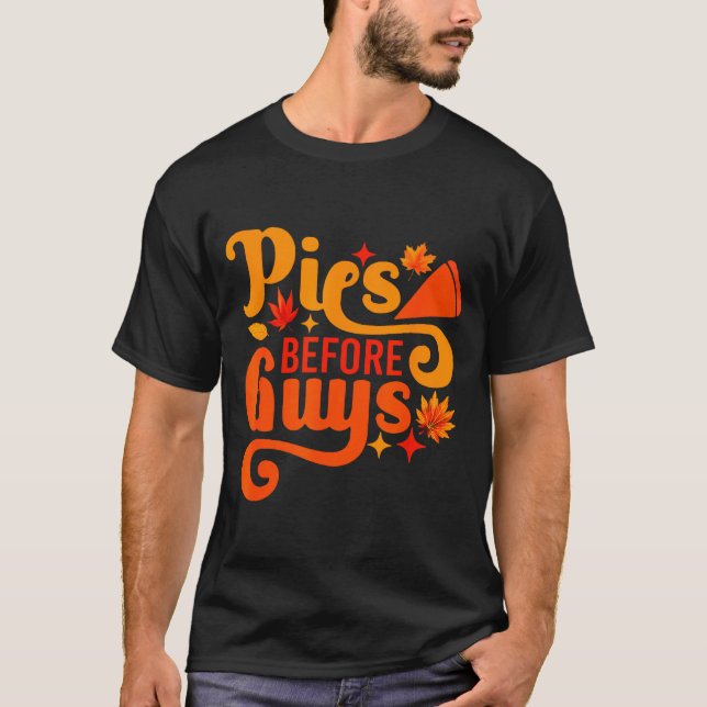 T-shirt Es Before Guys Shirt Funny Thanksgiving Women Girl (Devant)
