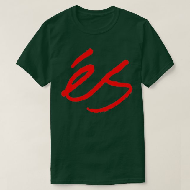 T-shirt ES Skateboard en RedTShirt (Design devant)