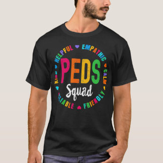 T-shirt Escadrille PEDS Équipage pédiatrique Infirmière pr