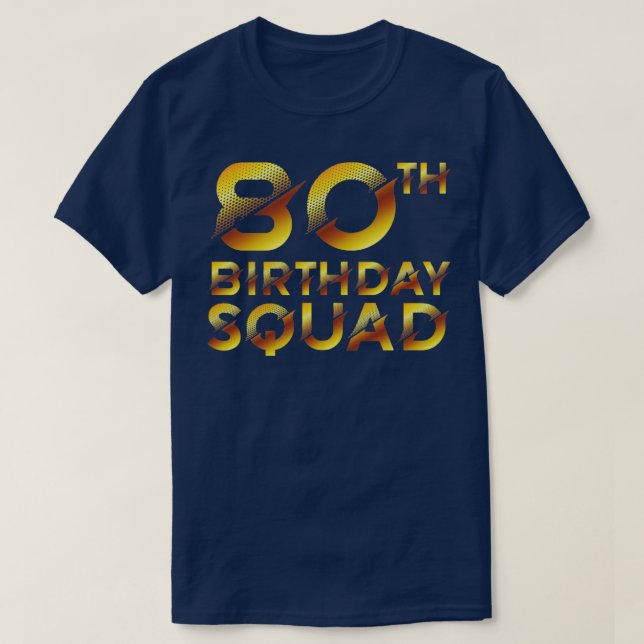 T-shirt Escadron 80e anniversaire (Design devant)