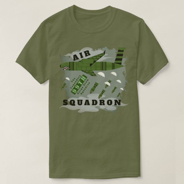T-shirt Escadron aérien personnalisé (Design devant)