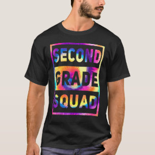 T-shirt Escadron De 2E Année Retour À L'École Élève Enseig